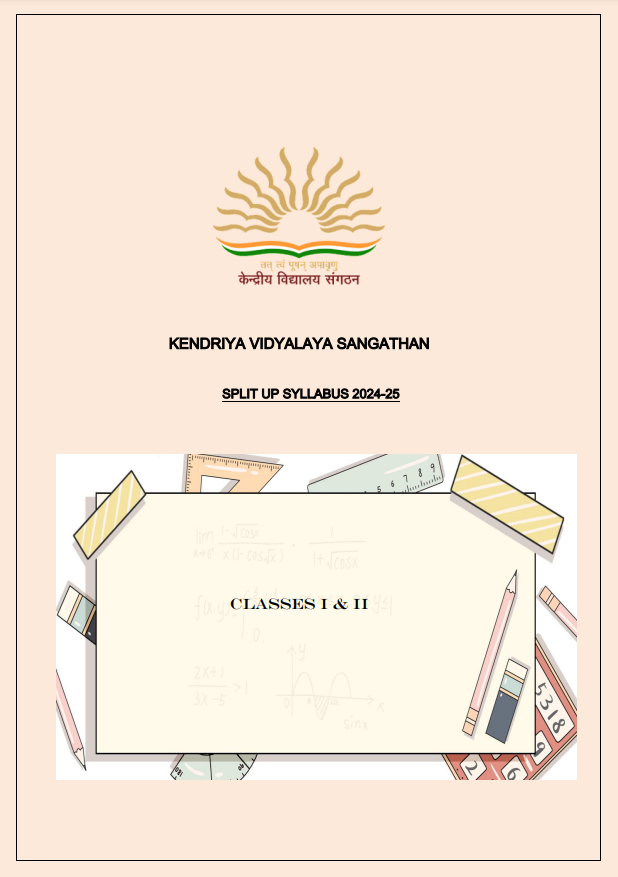 KVS SPLIT UP SYLLABUS FOR CLASS I & 2