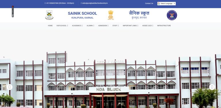 SAINIK SCHOOL, KARNAL H