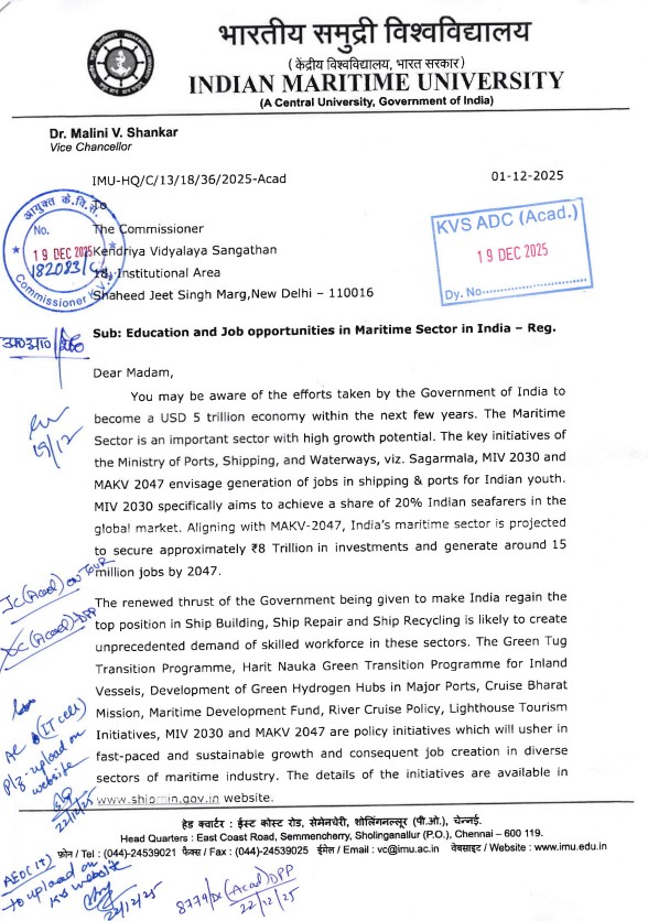 EDUCATION AND JOB OPPORTUNITIES IN THE MARITIME SECTOR IN INDIA